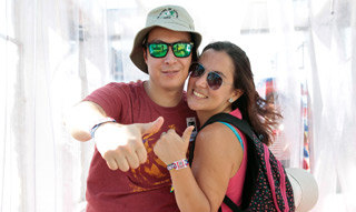 La refrescante presencia de Redcompra en el festival Lollapalooza