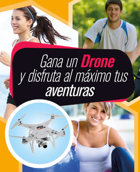 ¡Podrás ganar uno de los dos drones que se sortearán en septiembre!