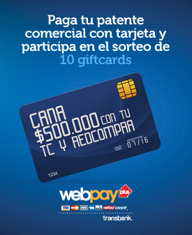 Paga con tarjeta y participa en el sorteo de 10 giftcards