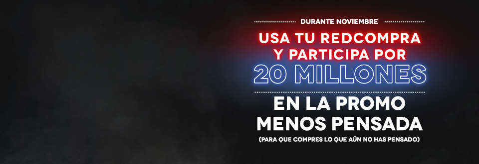 Usa tu Redcompra y participa por $20.000.000 