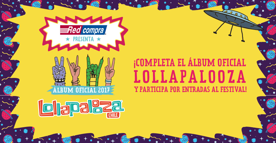 ¡Completa el Álbum Oficial Lollapalooza y participa por entradas al festival!