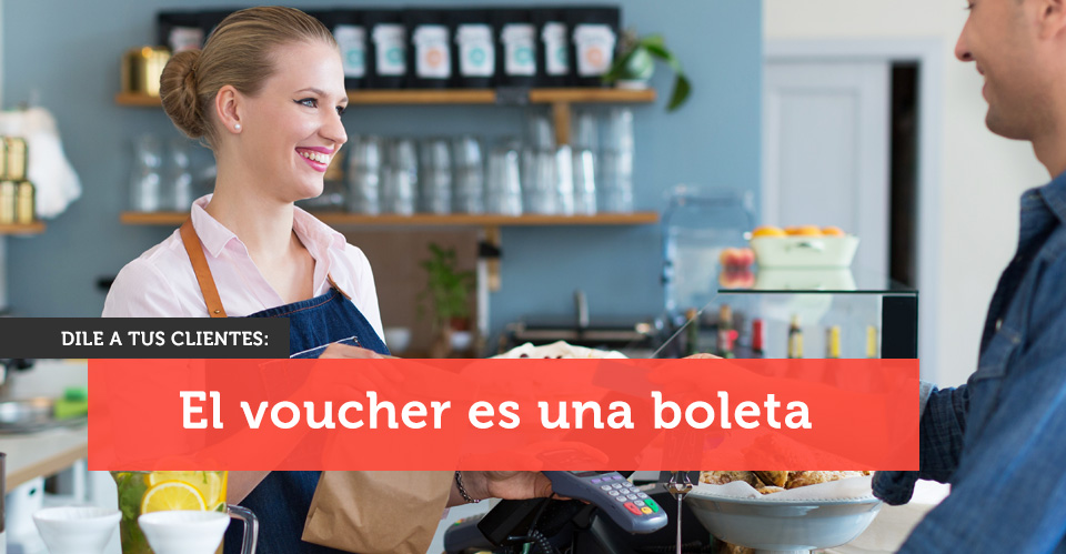 El Voucher es una Boleta